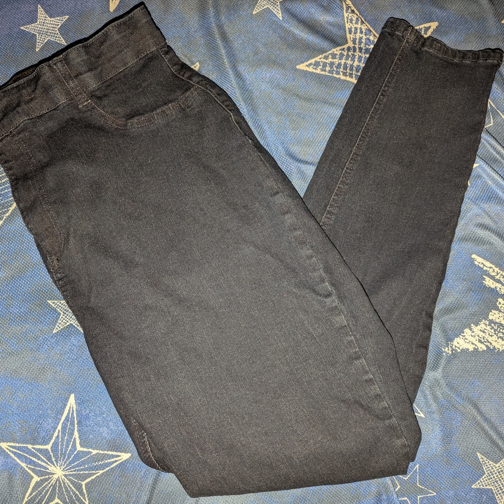 AVEOLOGY Dark Blue Skinny Jeans 16